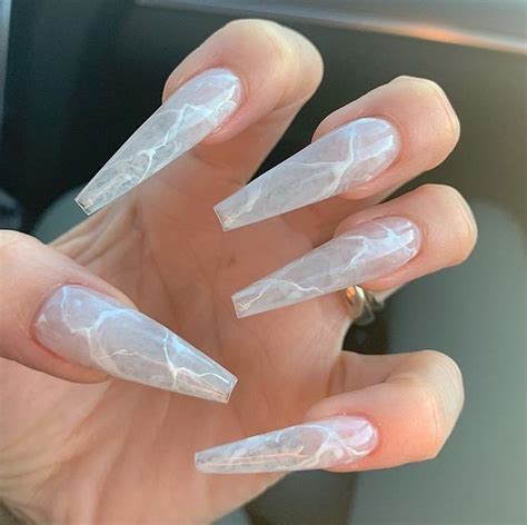 Truubeautys In White Acrylic Nails Matte White Nails Long Nails