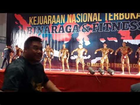 Kejuaraan Nasional Terbuka Binaraga Fitness Di Tirtonadi Convention