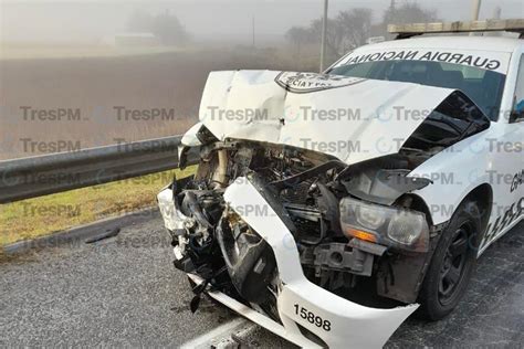 Carambola deja heridos y daños materiales en autopista Libramiento