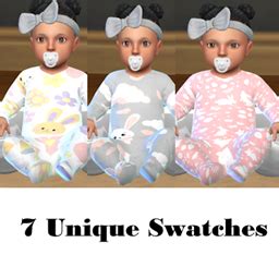 Bunny Infant Onesies The Sims Create A Sim Curseforge