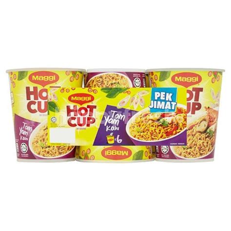 Maggi Hot Cup Tom Yam Kaw Noodle Kuala Lumpur Happyfresh