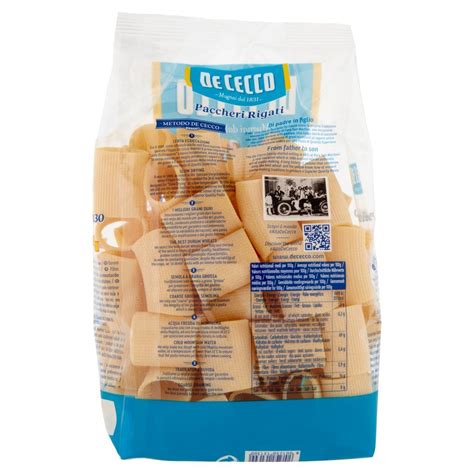 De Cecco Le Specialit Paccheri Rigati N Everli