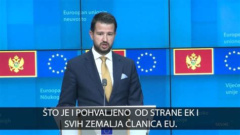 Milatović Stoprocentna posvećenost Crne Gore spoljnoj politici EU