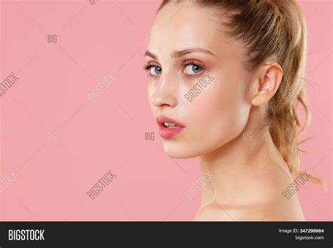 Close Blonde Half Image Photo Free Trial Bigstock