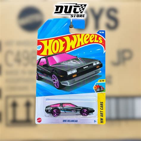 ducstore Xe mô hình HYW Hot Wheels DMC DeLorean basic B case Shopee Việt Nam