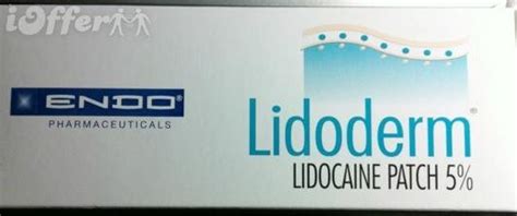 Lidoderm Patch Box With 5 Lidocaine For Pain Relieve 30 Patches