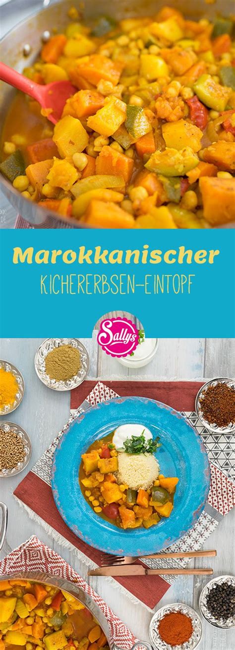 Marokkanischer Kichererbsen Eintopf Vegan Kichererbsen Eintopf