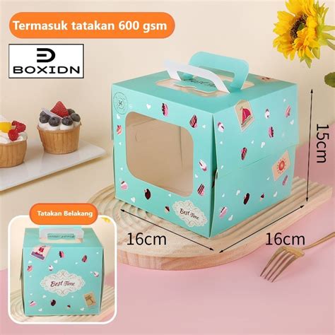 Jual Box Kue X X Cm Dus Kue Kotak Kue Tart Box Kue Ultah Sovenir