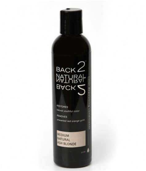 Back2natural Color Depositing Conditioners Medium Natural Ash Blonde Ship To The Us Only