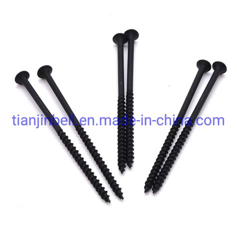 Stainless Steel Self Tapping Screw Gypsum Bugle Head Black Drywall