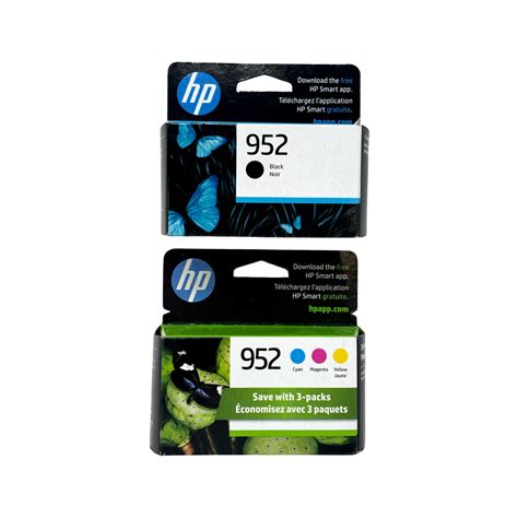 Hp 952 Ink 4 Pack Black Cyan Magenta Yellow Original Hp Ink