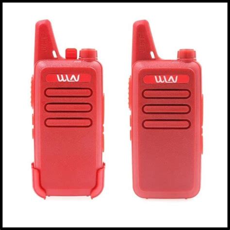 Jual Sepasang Wln Kd C Ht Uhf Merah Free Handsfree Lengkap Kdc Wlan