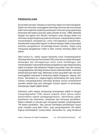 Integrasi TIK Dalam Pembelajaran PDF