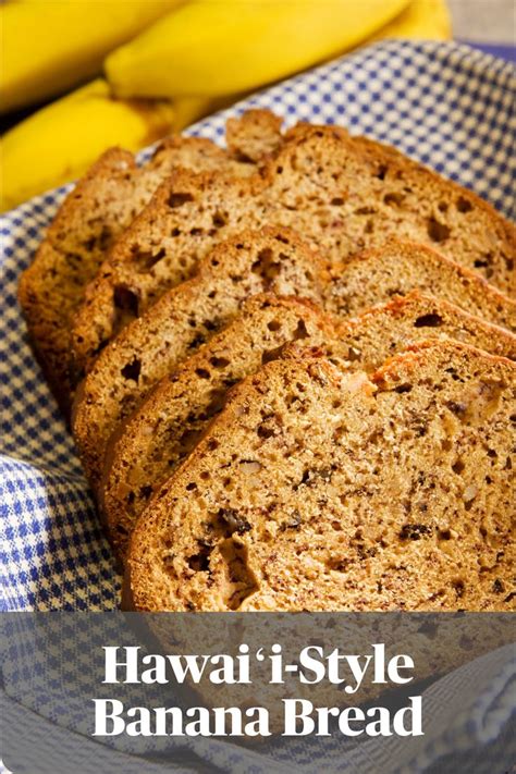 Recipe Chef Matthew Naula S Banana Bread Banana Bread Bread Hawaii