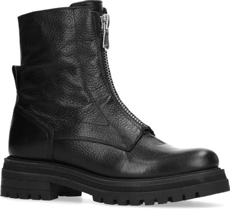 Sacha Dames Zwarte Biker Boots Met Rits Maat 42 Bol