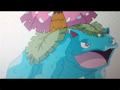 How To Draw Venusaur From Pokemon Youtube