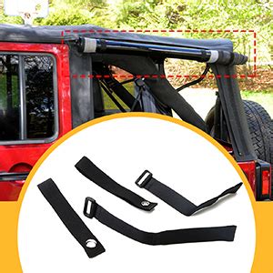 Amazon Tie Down Straps For Jeep Wrangler Jk Jku Yj Tj Jl Jlu