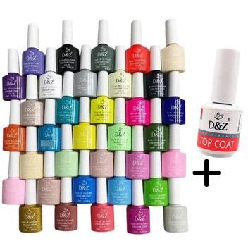 Kit De Esmalte Em Gel D Z 7 5ml 24 Unidades Cores A Escolher Esmalte