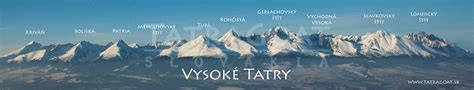 Čelenka Vysoké Tatry Panoráma Zima Tatragoat Slovakia