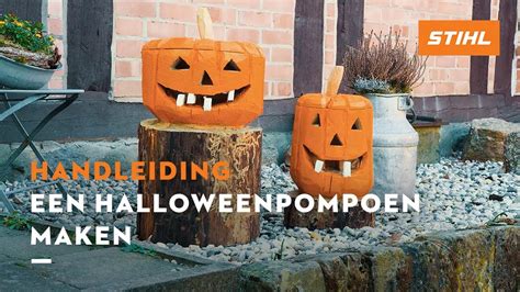 Een Halloweenpompoen Maken Stihl Diy Projecten Youtube