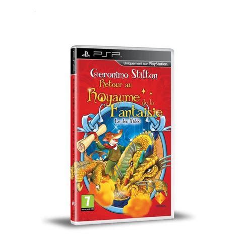 Geronimo Stilton Jeu Console Psp Cdiscount Jeux Vid O