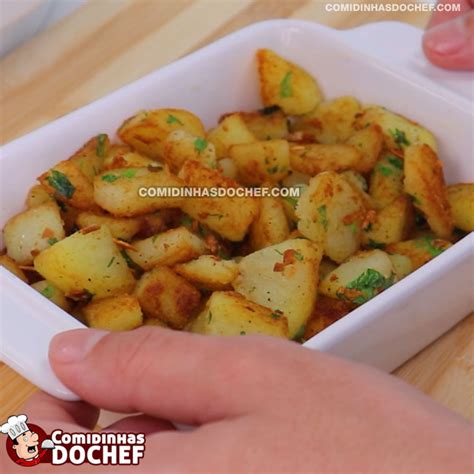 Batata Sauté Tradicional na Manteiga Comidinhas do Chef