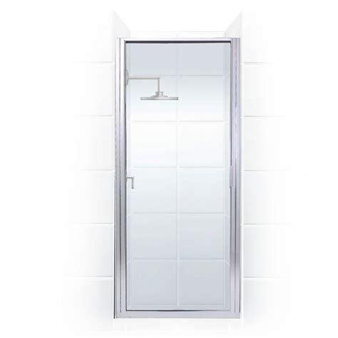 Coastal Shower Doors Paragon Series 24 In X 65 In Framed Continuous