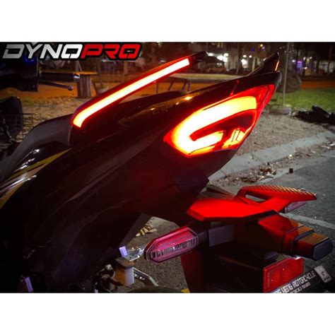 DYNOPRO REAR SPOILER LED RSX BESI BANGLA LAMPU LED HONDA RSX BESI