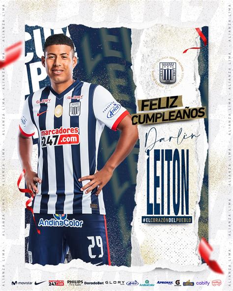 Club Alianza Lima On Twitter 🎉 ¡𝐅𝐞𝐥𝐢𝐳 𝐜𝐮𝐦𝐩𝐥𝐞𝐚ñ𝐨𝐬 𝐃𝐚𝐫𝐥𝐢𝐧 🎊 🎂