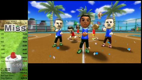 Wii Sports Resort Basketball Pickup Game 2500 Skill Points In 49 13