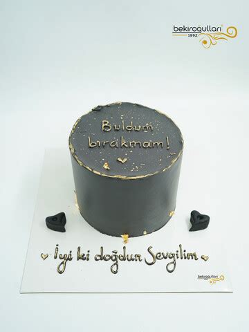 Siyah Gold Naked Cake