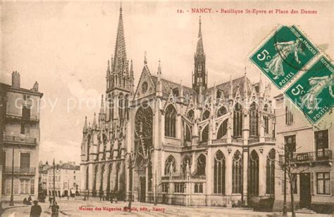 Postkarte Carte Postale 13733675 Nancy 54 Basilique St Epvre Et Place