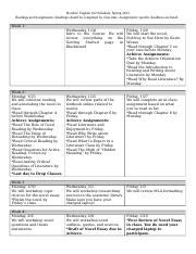 Eng Ftf Schedule Docx Borders English Schedule Spring