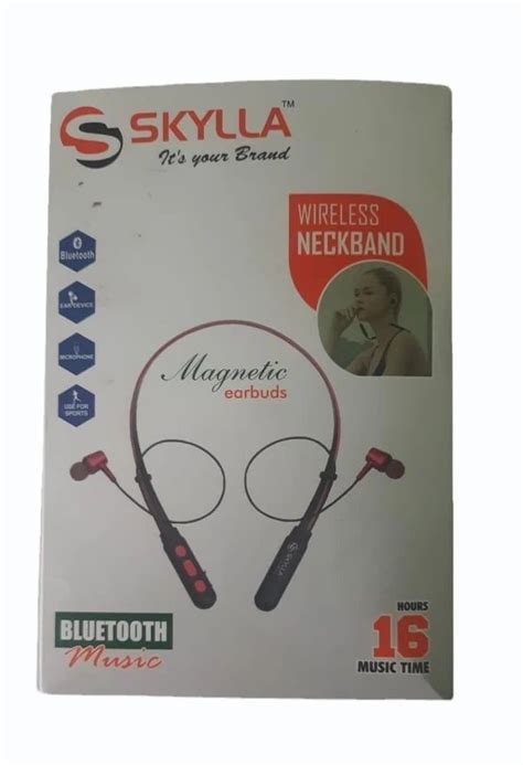 Skylla Magnetic Wireless Neckband At Rs 850 Box Neckband Earphones In