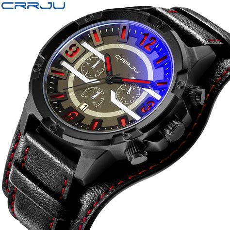 Crrju Reloj Anal Gico De Cuarzo Para Hombre Accesorio De Pulsera De