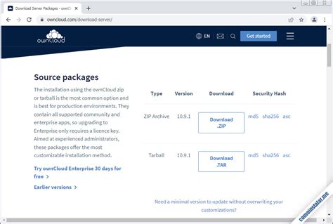 Cómo instalar ownCloud en Rocky Linux 8 2022 Paso a paso