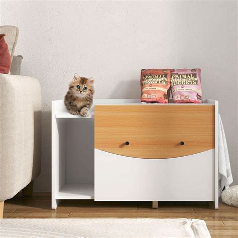 Soges Modern Design Pet Cat Cabinet Well Designed Litter Box Shell