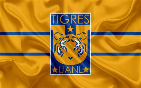 Download wallpapers UANL Tigres FC, 4K, Mexican Football Club, emblem ...