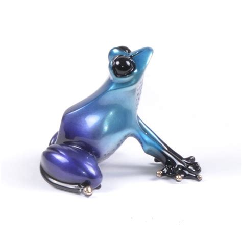 Sapphire Frogman Tim Cotterill Bronze Sculpture Frog Hepplestone Fine Art