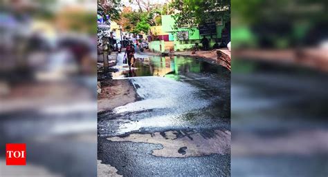 Sewage Overflow Foul Stench Pervades Chitlapakkam Streets As Sewage