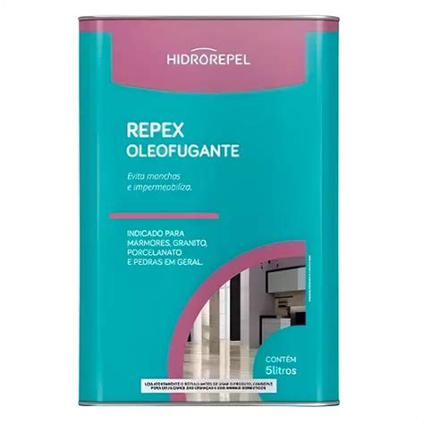 Impermeabiliza Hidrorepel Repex Oleofugante 5 Litros Frete grátis