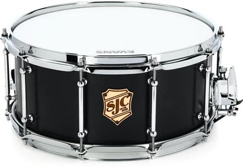 Sjc Custom Drums Tour Series Snare Drum 65 Inch X 14 Inch Matte Black Sweetwater