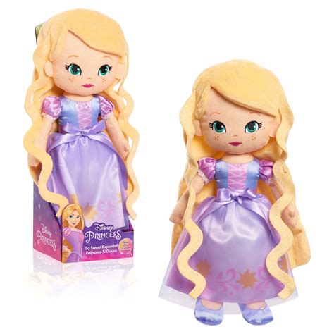 Disney Princess So Sweet Princess Rapunzel 125 Inch Plush With Blonde