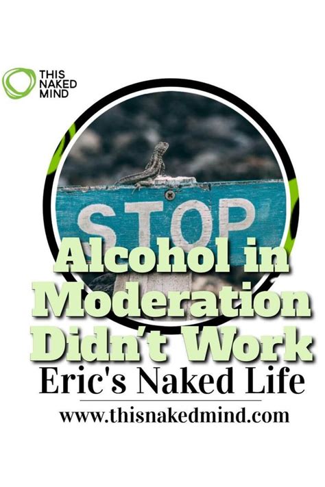 Alcohol In Moderation Didn T Work Eric S Naked Life This Naked Mind