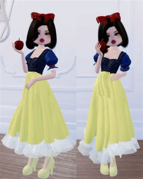 Snow White DTI In 2024 Dress To Impress Snow White Dresses Dress