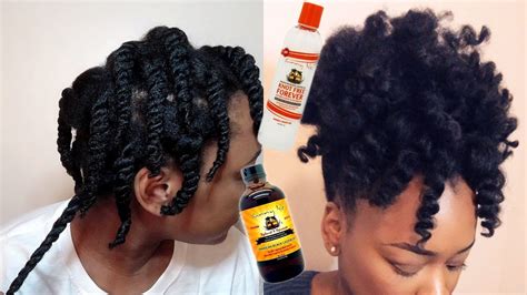 Natural Hair Jamaican Black Castor Oil Growth Challenge 4b 4c Youtube