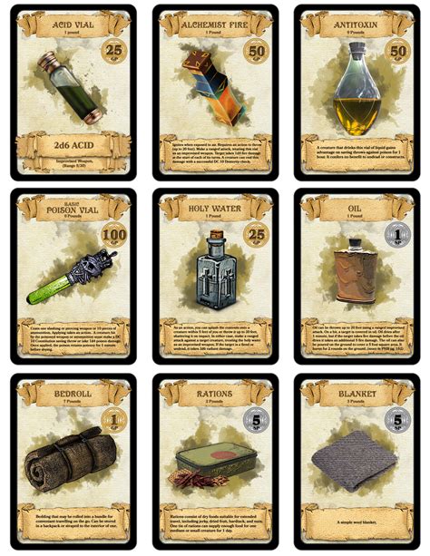 DM Paul Weber — OVER 300 DOWNLOADABLE & PRINTABLE D&D CARDS! I...