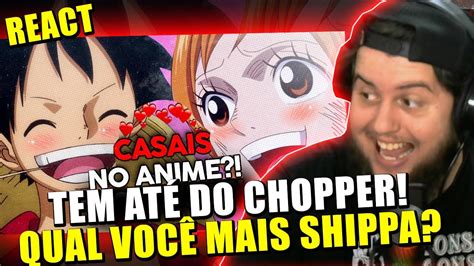 Reagindo Casais Em One Piece Cronosfera React Youtube