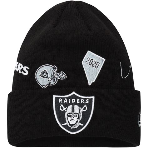 Las Vegas Raiders Youth Identity Knit Beanie Jrs Sports