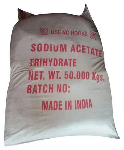 Sodium Acetate Trihydrate at ₹ 30/kg | Acetic Acid Sodium Salt in New ...
